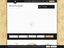Tablet Screenshot of hoteltrestelle.it