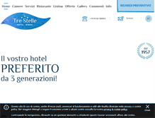 Tablet Screenshot of hoteltrestelle.net